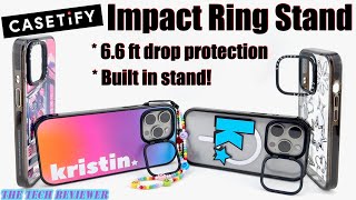 CASETiFY Impact Ring Stand Case iPhone 15 Pro Max: Customizable * 3x Military Grade * Built in Stand