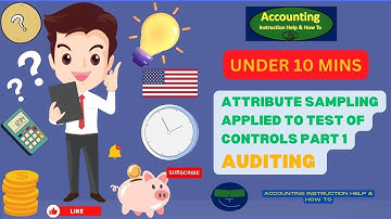 Attribute Sampling Applied to Test of Controls Part 1