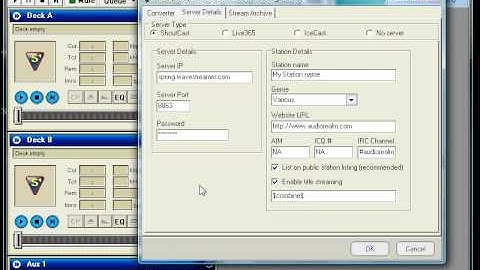 Setting Up Encoder In Sam Broadcaster For 1Radio DJ