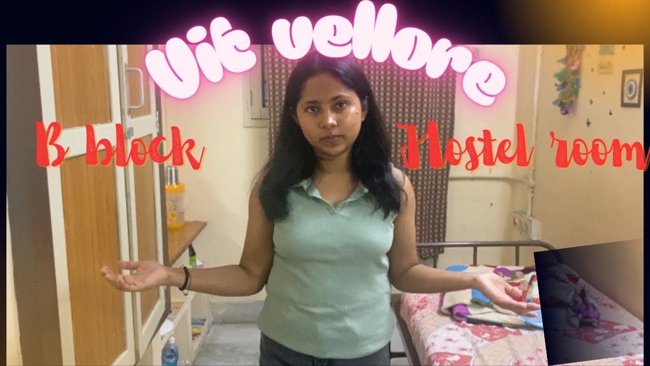 Non -AC 4 -sharing Girls hostel room tour || VIT VELLORE #vit # ...
