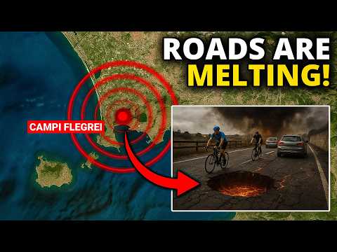 Alarming Road Subsidence Hits Campi Flegrei As Earthquakes And Fumaroles Intensify