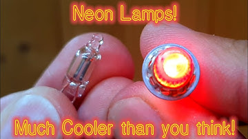 Neon lamps are more interesting than you think they are. relaxation oscillator. Neon Schmitt trigger