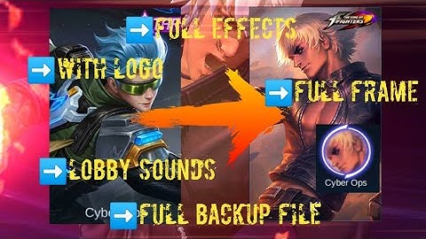 GUSION STARLIGHT INTO KOF FULL LOBBY-LOBBY SOUNDS NO WATER MARK SKIN SCRIPT WITH FULL BACKUP FILE