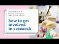 How to become a research assistant  undergraduate research