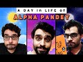 A day in the life of ALPHA PANDEY