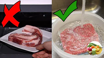 Comment Degeler de la viande sous vide ?