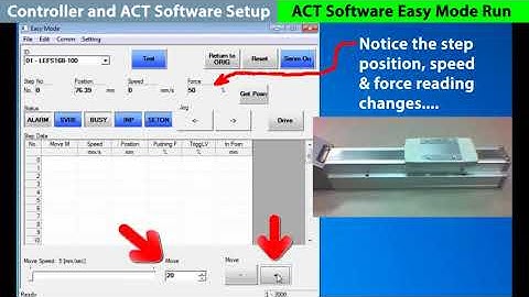 JXC91 Controller - Controller and ACT Software Setup