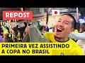 REPOST - Primeira vez assistindo a copa no Brasil