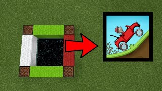 How To Make  A portl to Hill Climb Racing in minecraft world screenshot 3