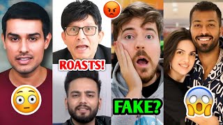 Celebs get HATE...BOYCOTT Bollywood Trends Why? | Elvish Vs Dhruv & KRK Roast, MrBeast, Hardik |