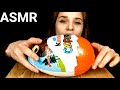 ASMR GIANT KINDER SURPRISE EGG MUKBANG (No Talking) EATING SOUNDS | Tasty ASMR