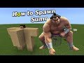 How to Spawn a SUMO WRESTLER | Minecraft PE