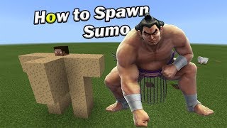 How to Spawn a SUMO WRESTLER | Minecraft PE How to Spawn a SUMO WRESTLER | Minecraft PE