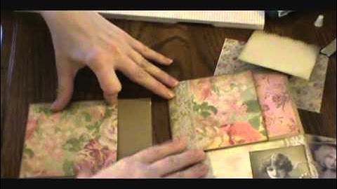 Vintage Lady Pocket Tag/Mini Album Insert Tutorial