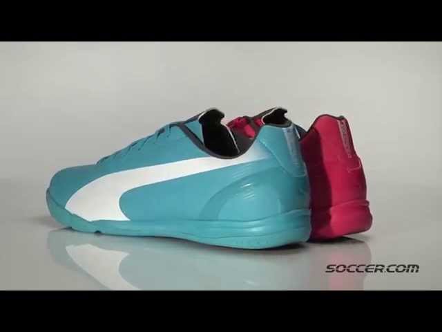 puma blue and pink indoor shoes