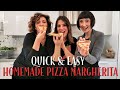 Easy Margherita Pizza Recipe! | Authentic Italian Cooking | Foodie Sisters in Italy