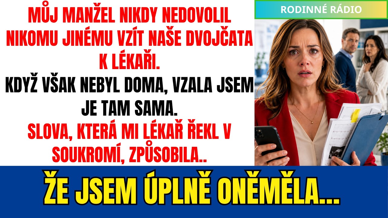 Když doktor Beran řekl, že tablety, které jsem tři dny dávala svému synovi, byly placebo, myslela jsem, že se zbláznil. Jenže pak vytáhl dopis a začal mluvit o tom, že potřebuji psychiatra, že...