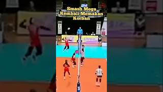 Spike Mega kembali memakan korban di #proliga #vollyballputri
