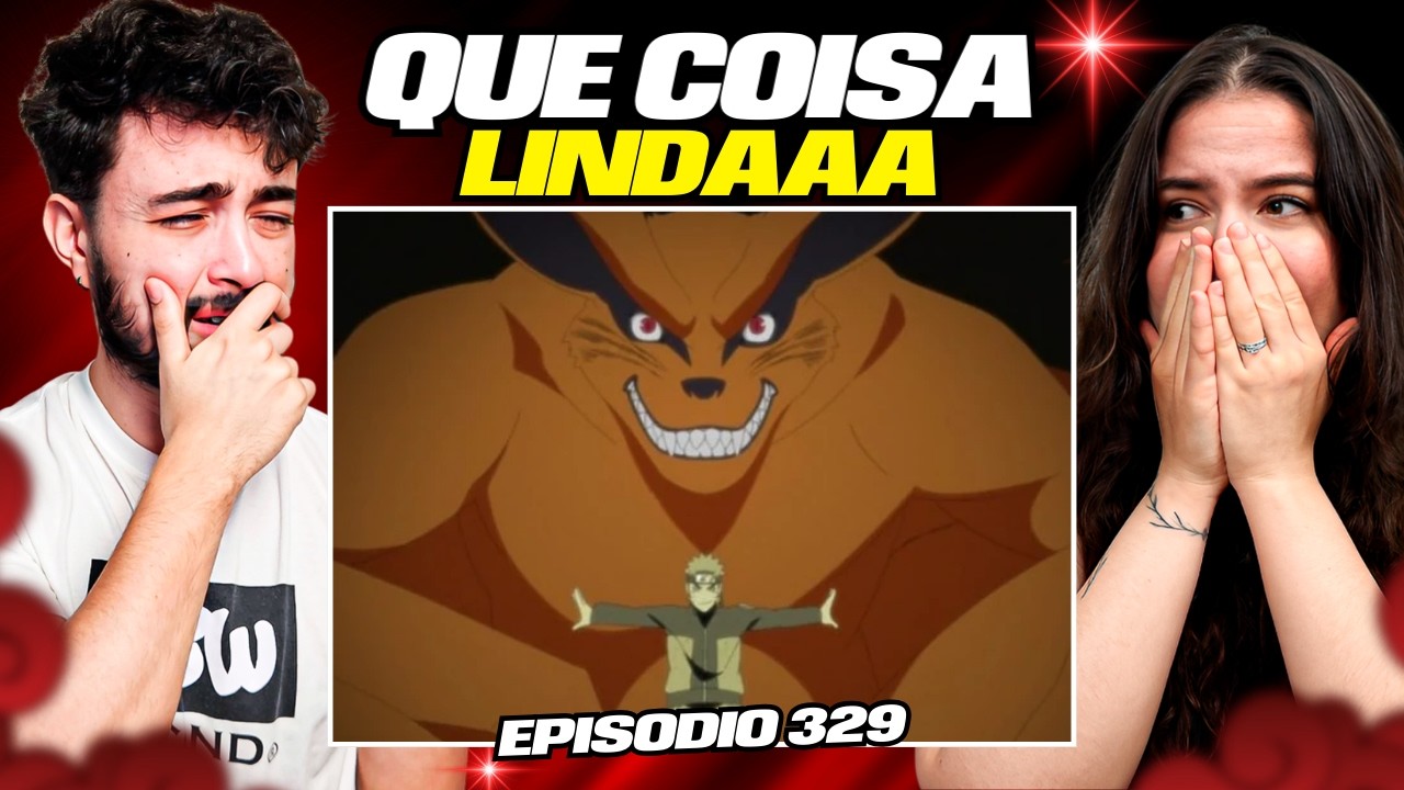 😭Kurama é um cidadão da Folha! Naruto Shippuden Ep 329 React