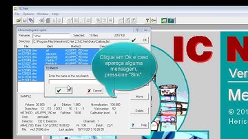 IC Net 2.3 - Curva de calibração - Metrohm