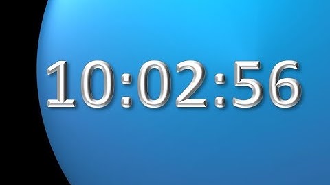 MatsClock 120071 - Free Digital Clock for PowerPoint Presentation Slides