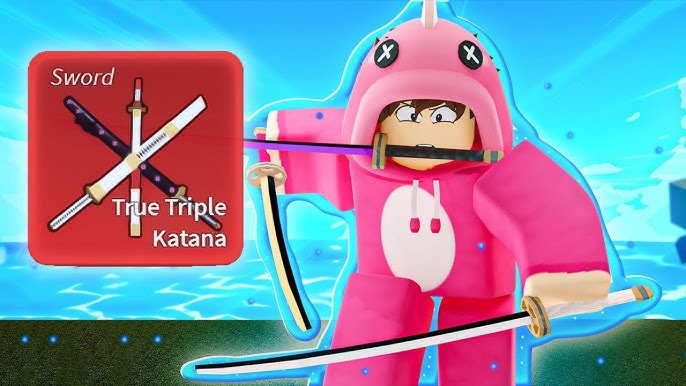 BLOX FRUITS: SOUZONES viu a TRUE TRIPLE KATANA ! ( TTK no BLOX