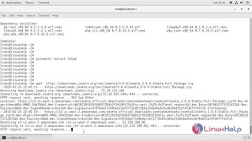 How to install Joomla CMS using LAMP configuration in CentOS 7.5