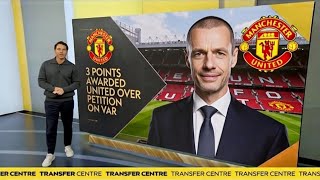 UEFA SHOCKER! MANCHESTER UNITED AWARDED 3 POINTS AFTER DISALLOWED GOAL CONTROVERSY 🚨🔥