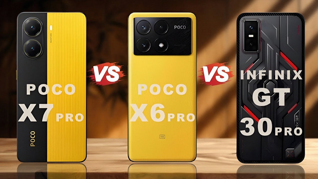 Poco X7 Pro vs Poco X6 Pro vs Infinix GT 40 Pro - YouTube
