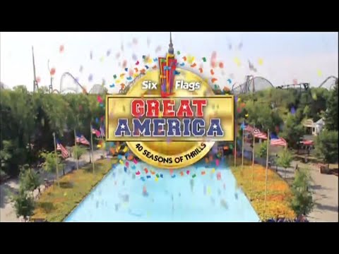 וִידֵאוֹ: Goliath - סקירה של Six Flags Great America Coaster