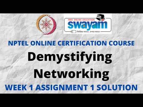 Demystifying Networking | NPTEL | Week 1 Assignment 1 Solution | July 2022