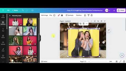 Drag & Drop Canva Templates Tumbler Mockups by Click Art Gallery