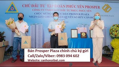 Bán căn hộ chung cư Prosper Plaza Quận 12 có sổ hồng