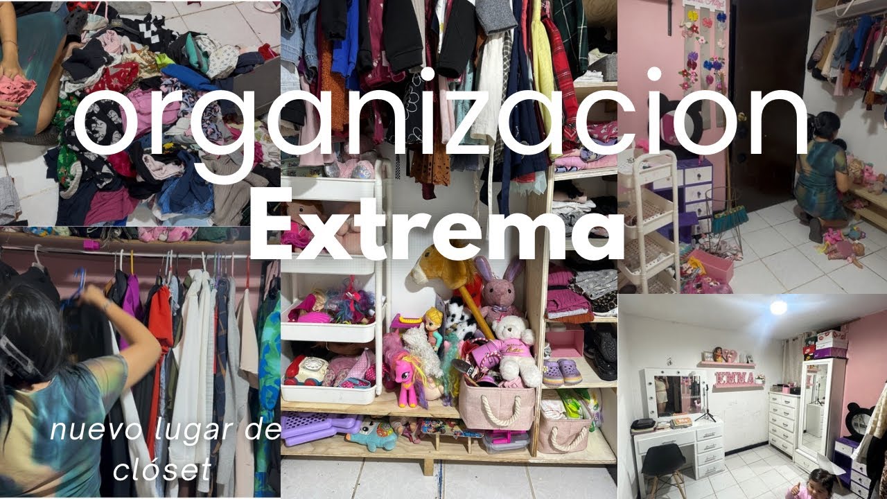 CAMBIO EXTREMO EN EL CUARTO CLÓSET💓DEPURACIÓN-LIMPIEZA 🧹
