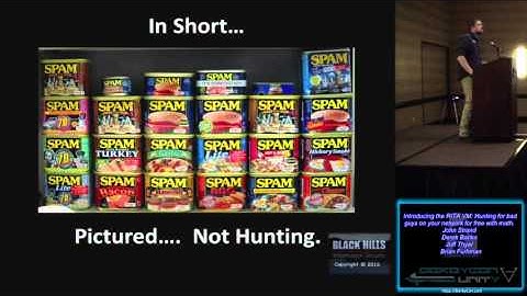 Teach Me09 Introducing the RITA VM Hunting for bad guys on your network for free with math John Stra