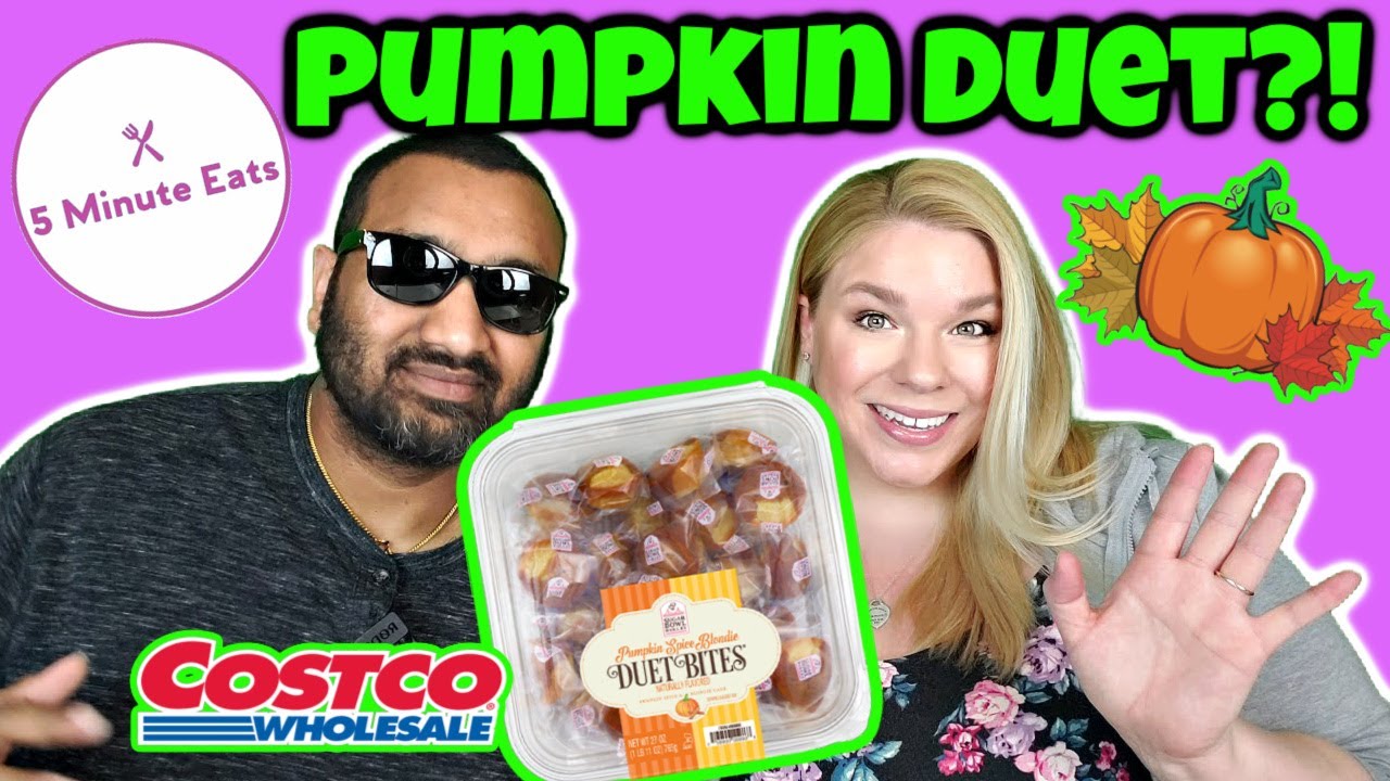 Costco Sugar Bowl Bakery Pumpkin Spice Blondie Duet Bites Review YouTube