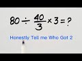Maybe 1 in 100 people can solve This Math problem! @mathsjoys