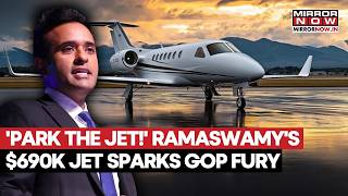 'PARK THE DAMN JET!' GOP Explodes Over Vivek Ramaswamy's $690K Private Flight Tab!