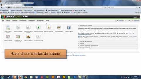 Joomla 1.5 Usuarios creacion y tipos