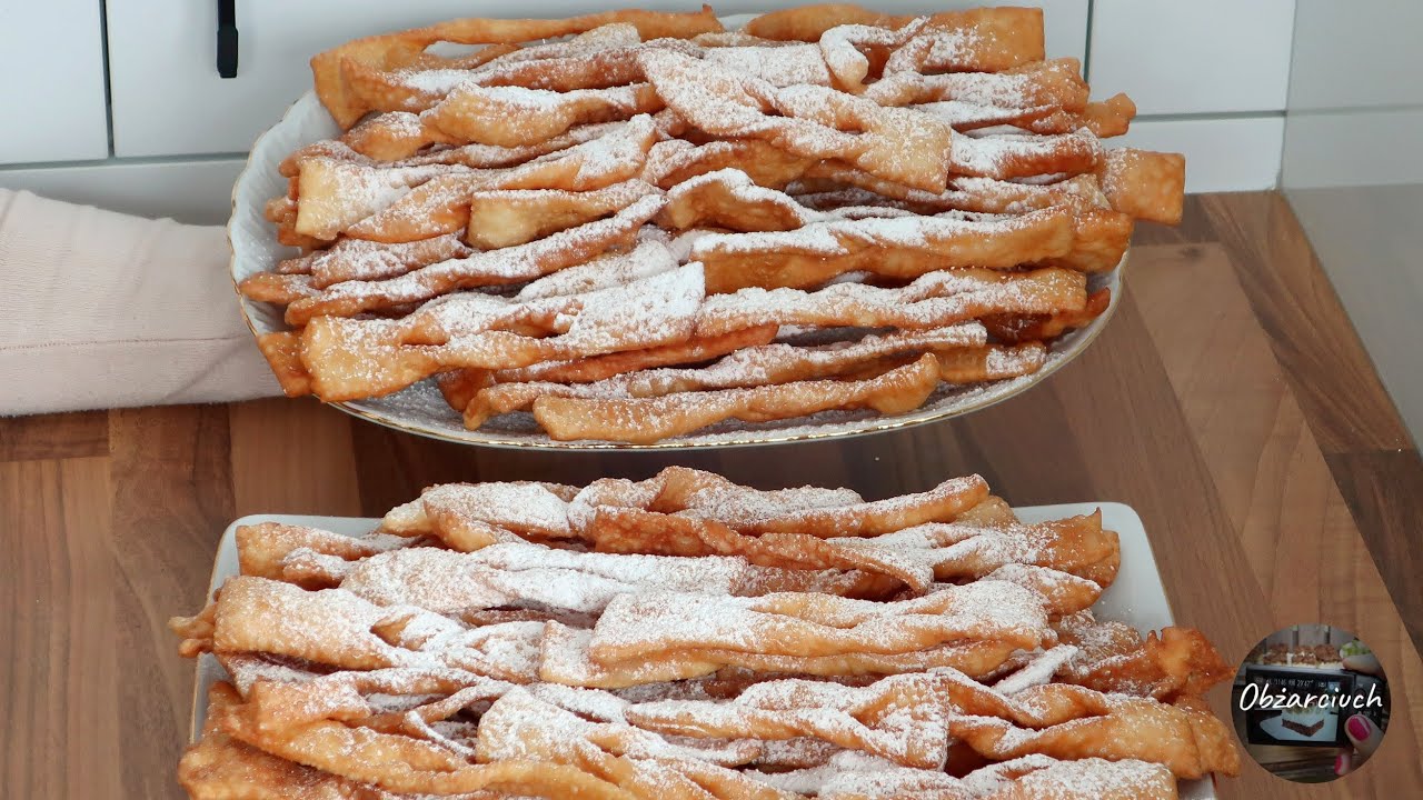 Faworki szampańskie - przepis na idealną chrupkość