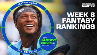 Week 8 Rankings + Trade Updates | Fantasy Focus 🏈