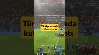 Türkiye Sahada Kutlama Yaptı