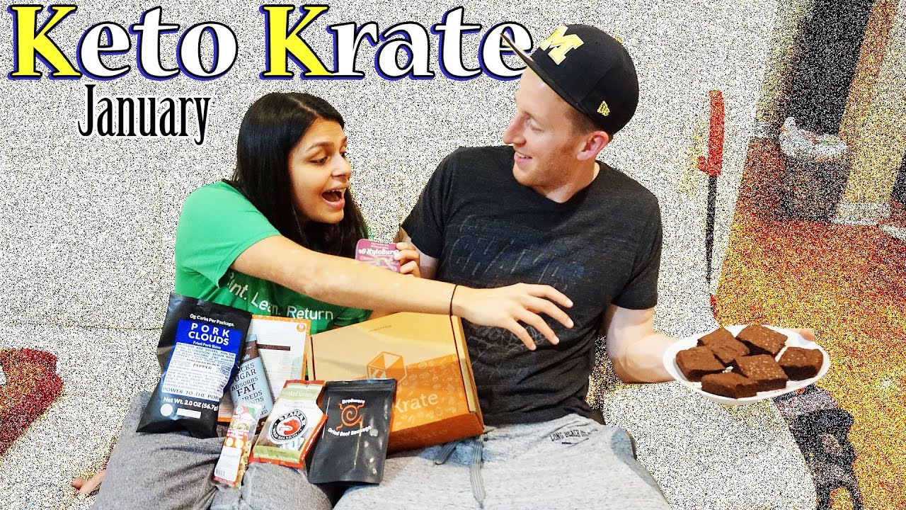 Keto Krate January | We Taste Everything! | Keto Snacks - Keto Brownies - Pork Clouds