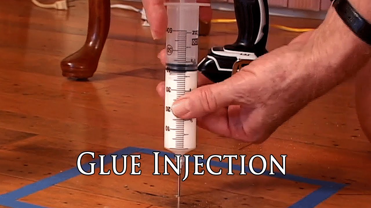 Glue Injection Repair Hardwood Floors On Concrete