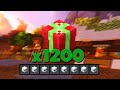 Opening too many PRESENTS because theres no content (Hypixel Skyblock)