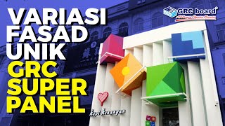 Hasil Akhir Dekorasi Fasad Pakai GRC Superpanel Untuk English 1