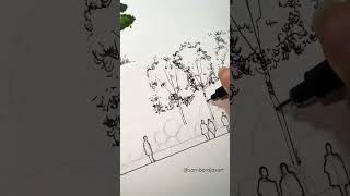 Así Mejore Mis Dibujos Para Arquitectura Vegetación Para Perspectivas