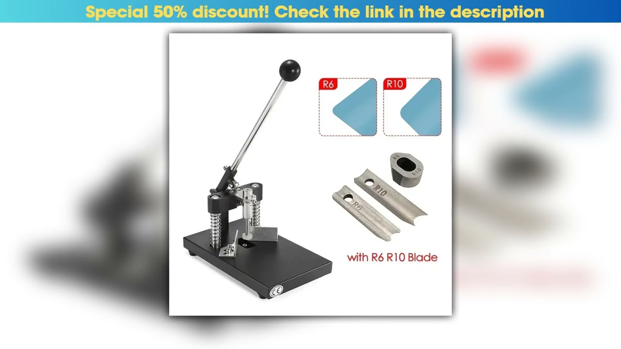 Metal Corner Rounder Cutter R6 R10 Heavy Duty Manual Cutting Fillet Machine for Paper Holding