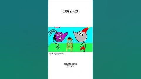 Wife or wifi part 1 #notyourtype #angryprash #animation #shorts #funny