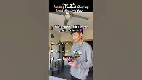 Ranking The Best Cheating Prank Moments Ever #shorts #ranking #viralvideo